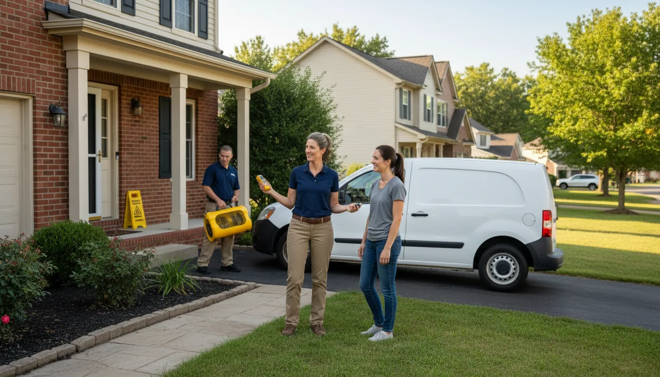 Water restoration image for Water Damage & Restoration Services in Baisden, WV